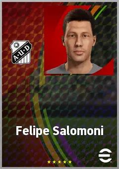 Felipe Salomoni eFootball 2026 player card, 66 OVR LB