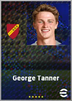 George Tanner eFootball 2026 player card, 70 OVR RB
