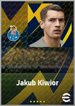 Jakub Kiwior eFootball 2026 player card, 78 OVR CB