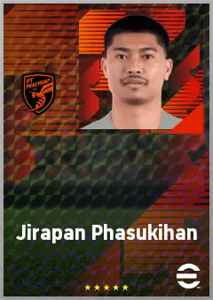 Jirapan Phasukihan eFootball 2026 player card, 65 OVR RB