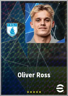 Oliver Ross eFootball 2026 player card, 67 OVR CF