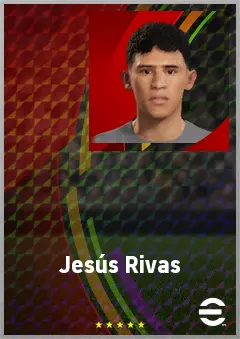 Jesús Rivas eFootball 2026 player card, 69 OVR RB