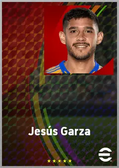 Jesús Garza eFootball 2026 player card, 71 OVR RB