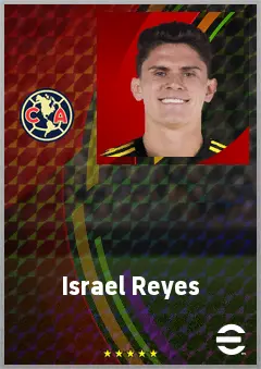 Israel Reyes eFootball 2026 player card, 74 OVR CB
