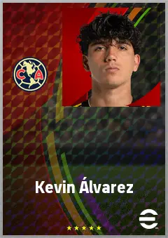 Kevin Álvarez eFootball 2026 player card, 74 OVR RB