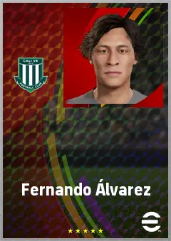 Fernando Álvarez eFootball 2026 player card, 69 OVR CB