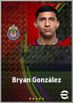 Bryan González eFootball 2026 player card, 71 OVR LB