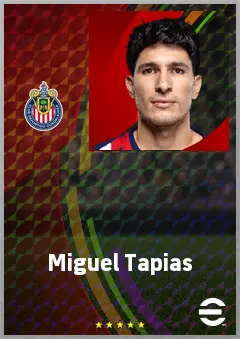 Miguel Tapias eFootball 2026 player card, 71 OVR CB