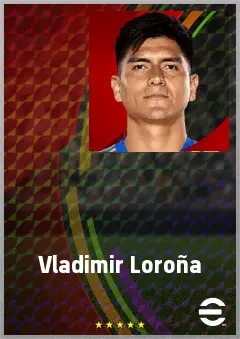 Vladimir Loroña eFootball 2026 player card, 70 OVR RB