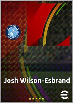 Josh Wilson-Esbrand eFootball 2026 player card, 69 OVR LB