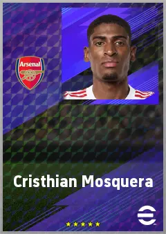 Cristhian Mosquera eFootball 2026 player card, 78 OVR CB