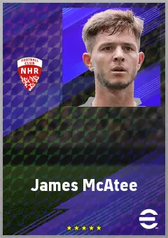 James McAtee eFootball 2026 player card, 73 OVR AMF