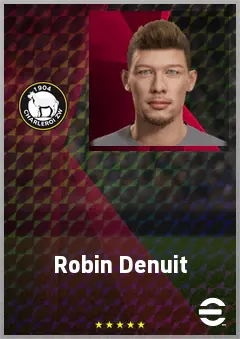 Robin Denuit eFootball 2026 player card, 64 OVR CB