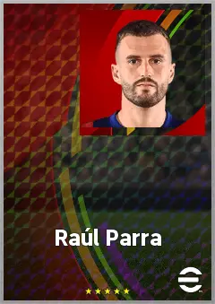 Raúl Parra eFootball 2026 player card, 69 OVR RB
