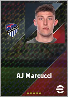 AJ Marcucci eFootball 2026 player card, 67 OVR GK
