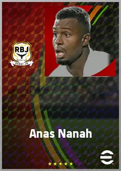 Anas Nanah eFootball 2026 player card, 66 OVR LB