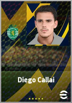 Diego Callai eFootball 2026 player card, 69 OVR GK