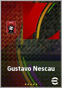 Gustavo Nescau eFootball 2026 player card, 67 OVR CF