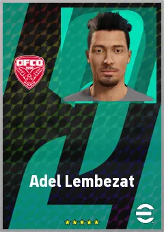 Adel Lembezat eFootball 2026 player card, 67 OVR AMF