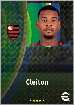 Cleiton eFootball 2026 player card, 68 OVR CB