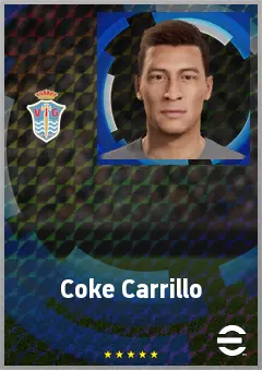 Coke Carrillo eFootball 2026 player card, 70 OVR GK