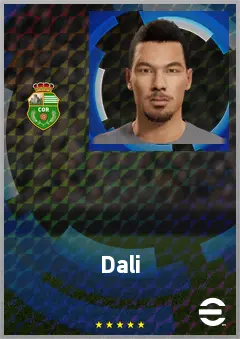 Dali eFootball 2026 player card, 67 OVR AMF