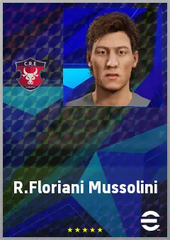R.Floriani Mussolini eFootball 2026 player card, 66 OVR RB