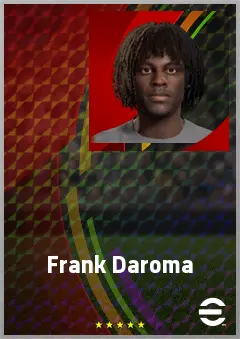 Frank Daroma eFootball 2026 player card, 67 OVR DMF