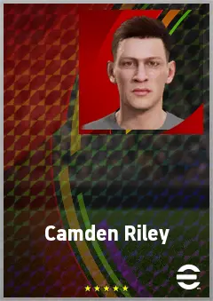Camden Riley eFootball 2026 player card, 70 OVR CB