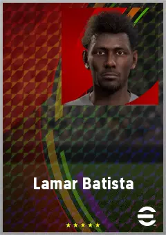 Lamar Batista eFootball 2026 player card, 69 OVR CB