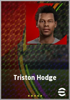 Triston Hodge eFootball 2026 player card, 69 OVR LB