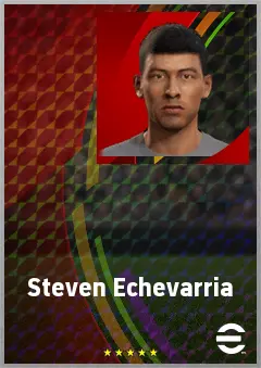 Steven Echevarria eFootball 2026 player card, 68 OVR DMF