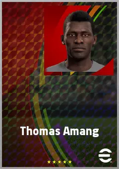 Thomas Amang eFootball 2026 player card, 69 OVR CF