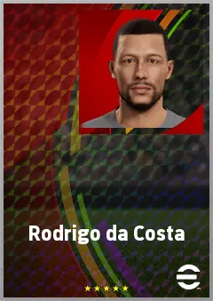 Rodrigo da Costa eFootball 2026 player card, 69 OVR RWF