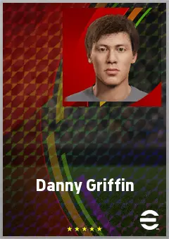 Danny Griffin eFootball 2026 player card, 70 OVR CMF