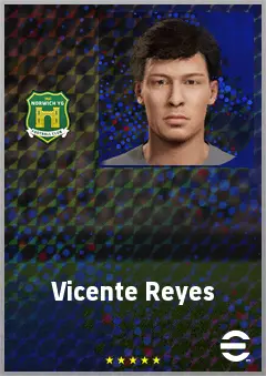 Vicente Reyes eFootball 2026 player card, 68 OVR GK