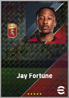 Jay Fortune eFootball 2026 player card, 69 OVR CMF