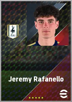 Jeremy Rafanello eFootball 2026 player card, 68 OVR AMF