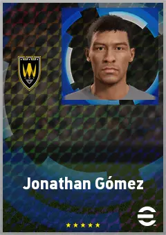 Jonathan Gómez eFootball 2026 player card, 68 OVR LB