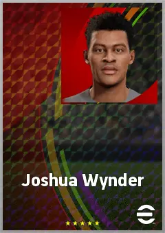 Joshua Wynder eFootball 2026 player card, 69 OVR CB
