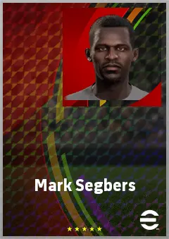 Mark Segbers eFootball 2026 player card, 68 OVR RB