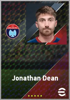 Jonathan Dean eFootball 2026 player card, 70 OVR RB