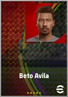Beto Avila eFootball 2026 player card, 68 OVR CF