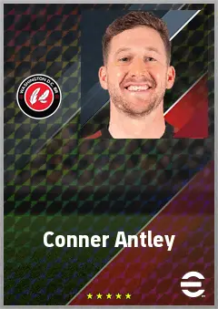 Conner Antley eFootball 2026 player card, 69 OVR RB
