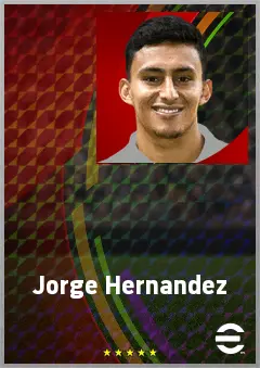 Jorge Hernandez eFootball 2026 player card, 68 OVR CMF