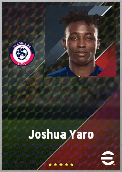 Joshua Yaro eFootball 2026 player card, 70 OVR CB