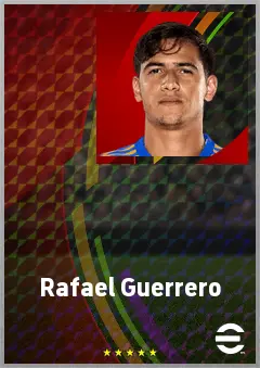 Rafael Guerrero eFootball 2026 player card, 71 OVR CB