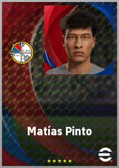 Matías Pinto eFootball 2026 player card, 66 OVR RB