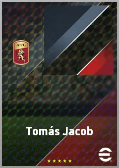 Tomás Jacob eFootball 2026 player card, 70 OVR CB