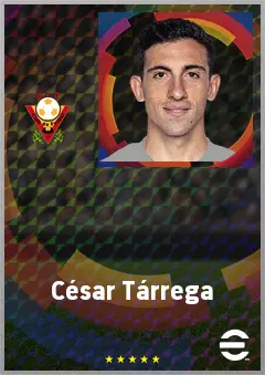 César Tárrega eFootball 2026 player card, 75 OVR CB